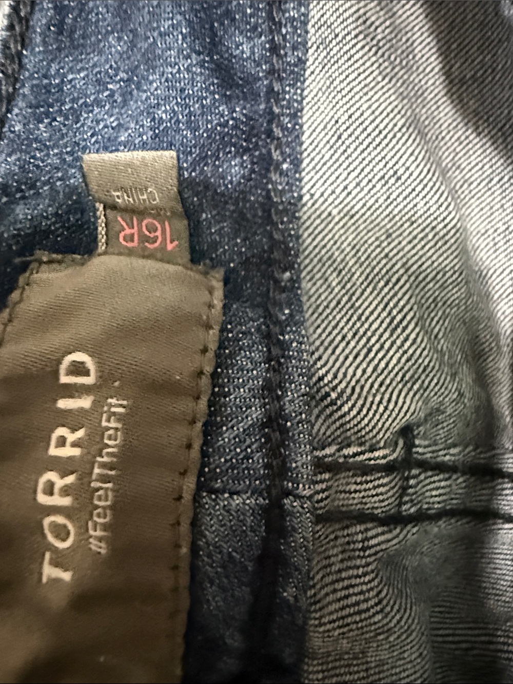 Torrid denim jeans.